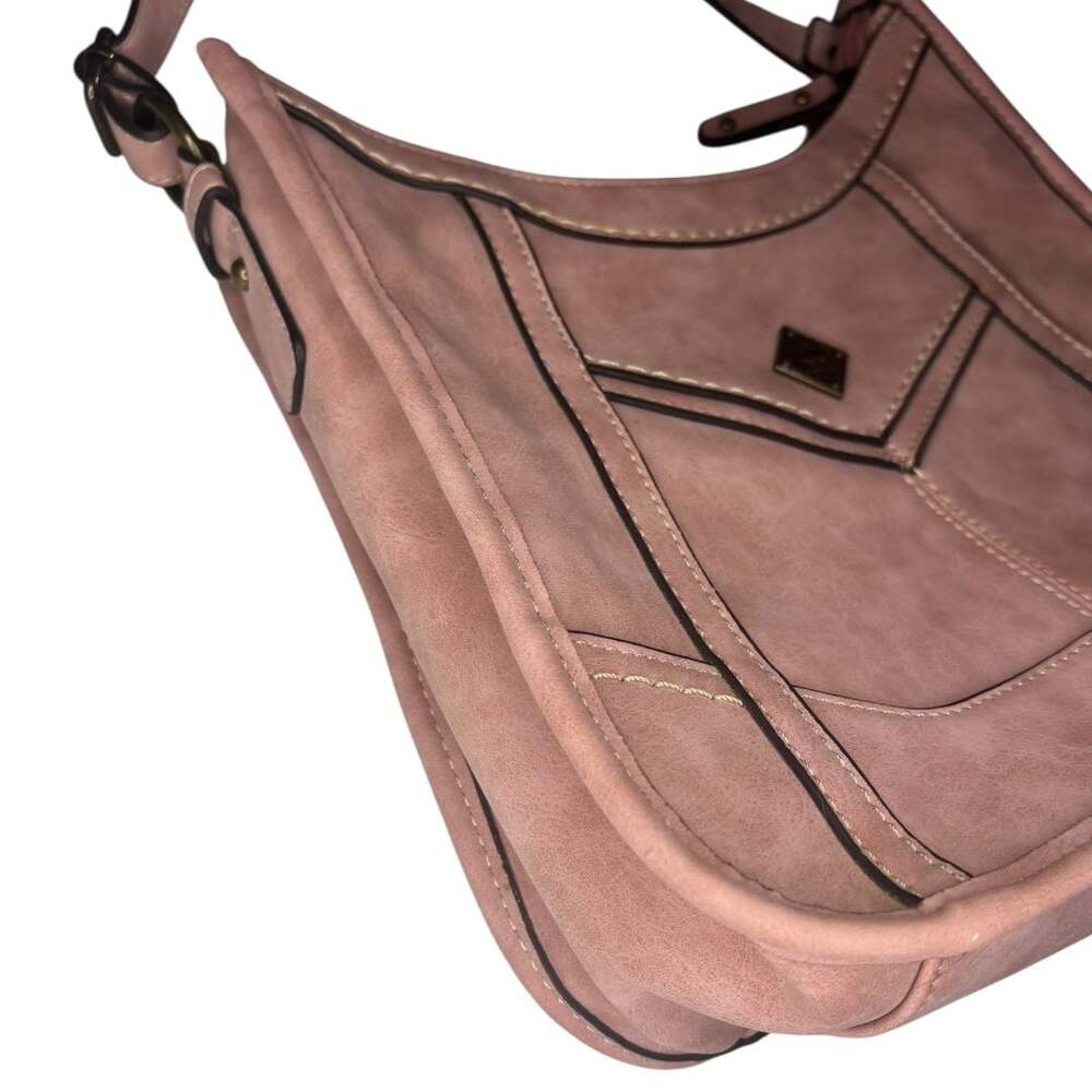 b.o.c. Born Concept Pink Faux Leather Crossbody Bag - Picture 4 of 8
